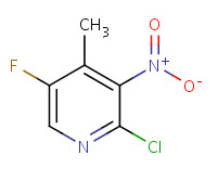 2-chloro-5-fluoro-4-methyl-3-nitropyridine cas no. 1003711-51-0 98%